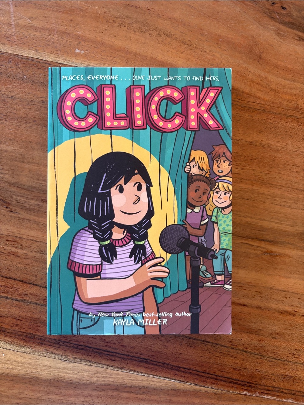 Indigo Graphic Novel Back Cover — Purple, Teal, Pink Accents